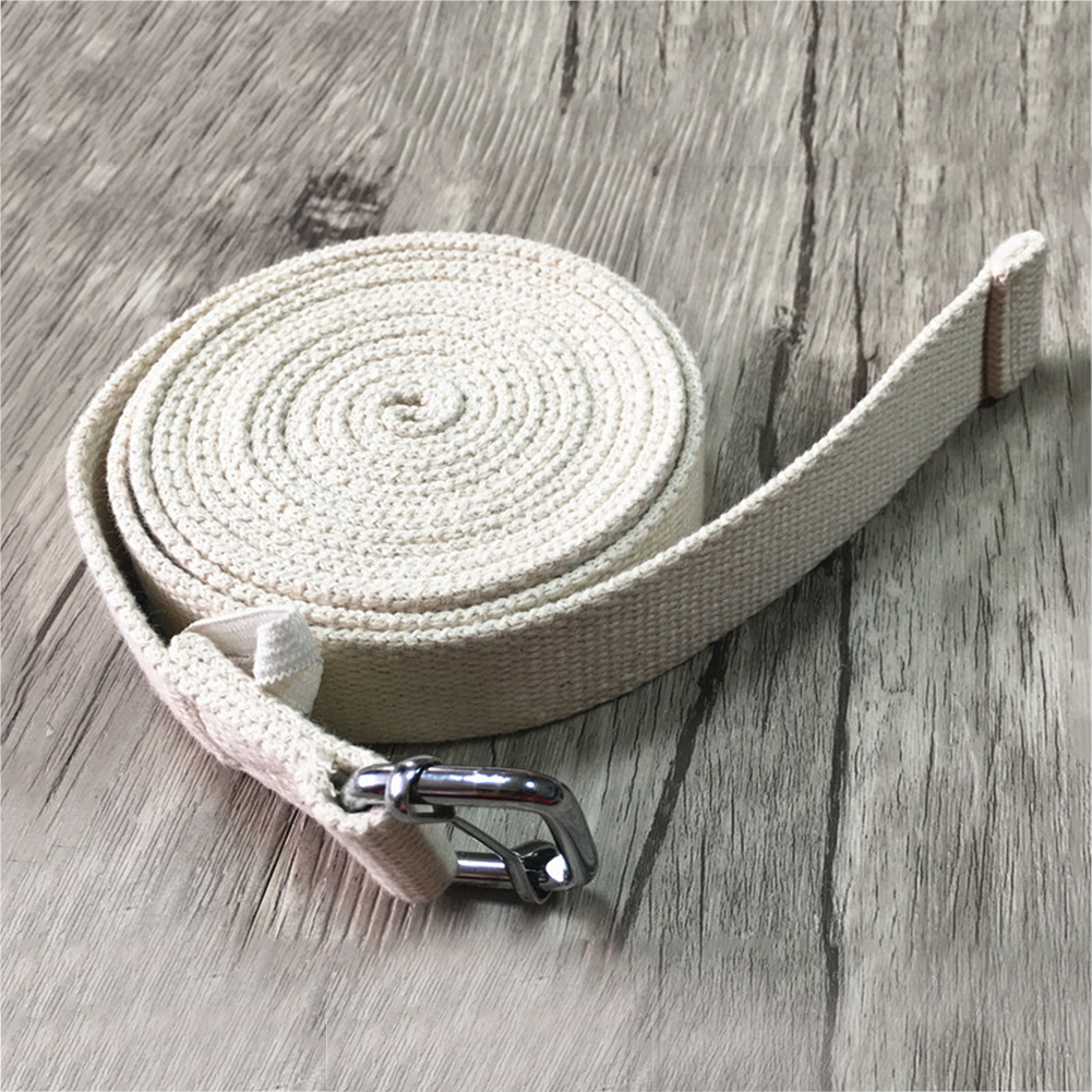 Pilates Yoga Board - 3m Yoga D-Ring Belt Stretch Strap