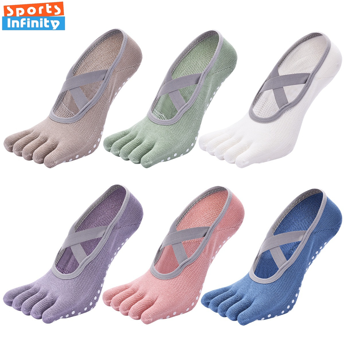 Yoga Pilates Girl - Women's Strap Five Finger Anti Slip