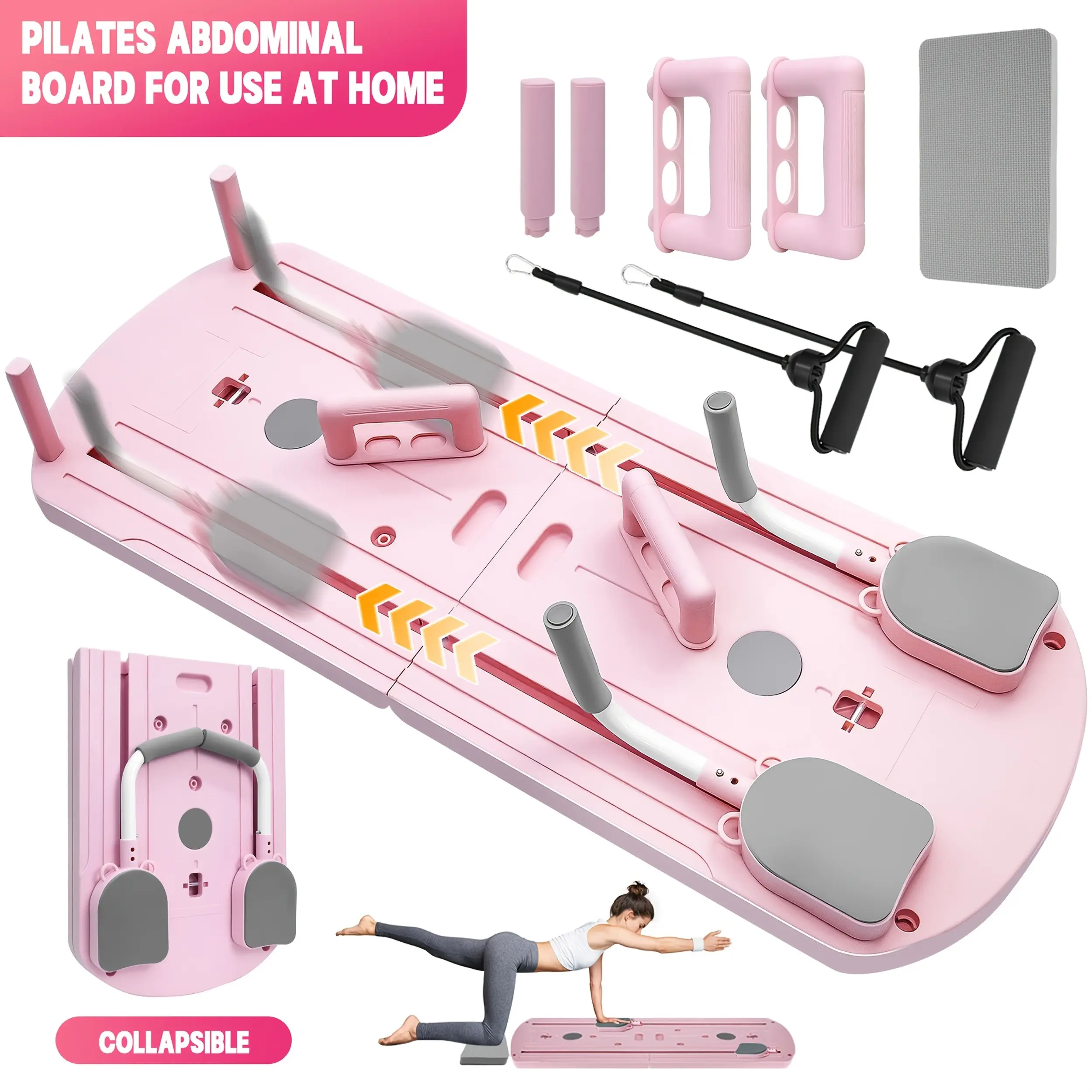 8-in-1 Multi-Functional Foldab - Pilates Yoga Board avaliação e preço