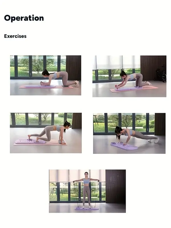 8-in-1 Multi-Functional Foldab - Pilates Yoga Board avaliação e preço