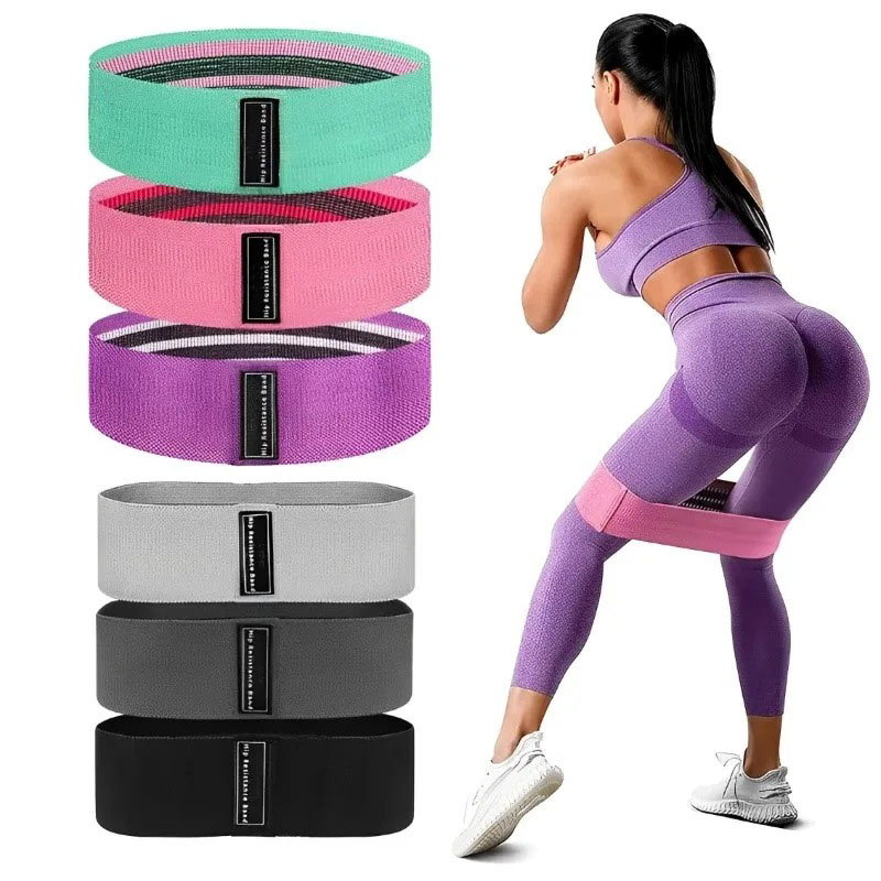 3Pcs Fabric Resistance Hip Boo - Pilates Yoga Board avaliação e preço