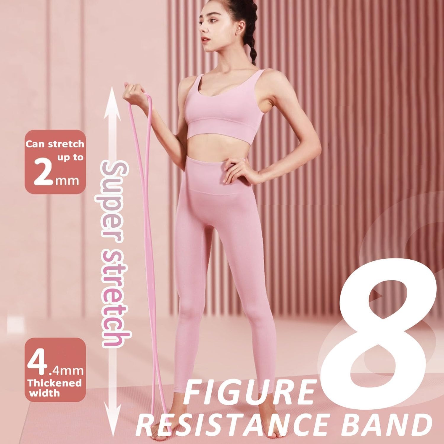 Figure-8 yoga resistance band, - Pilates Yoga Board avaliação e preço