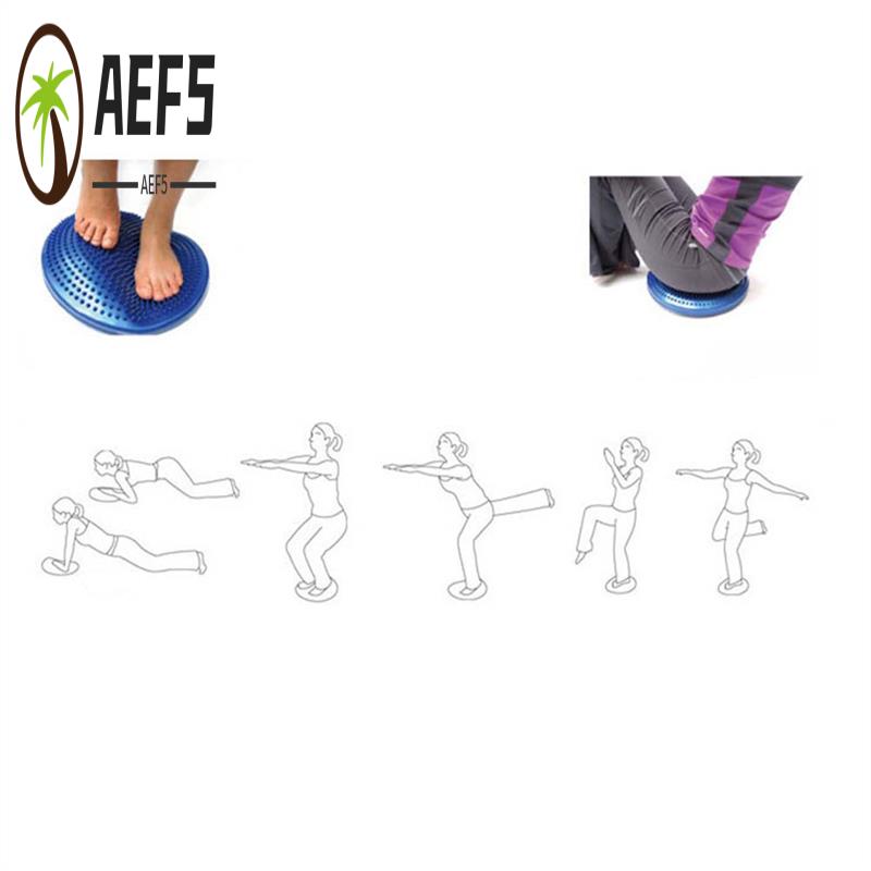 AEF5-Yoga Balls Massage Pad In - Exercise Disc Inflatable avaliação e preço