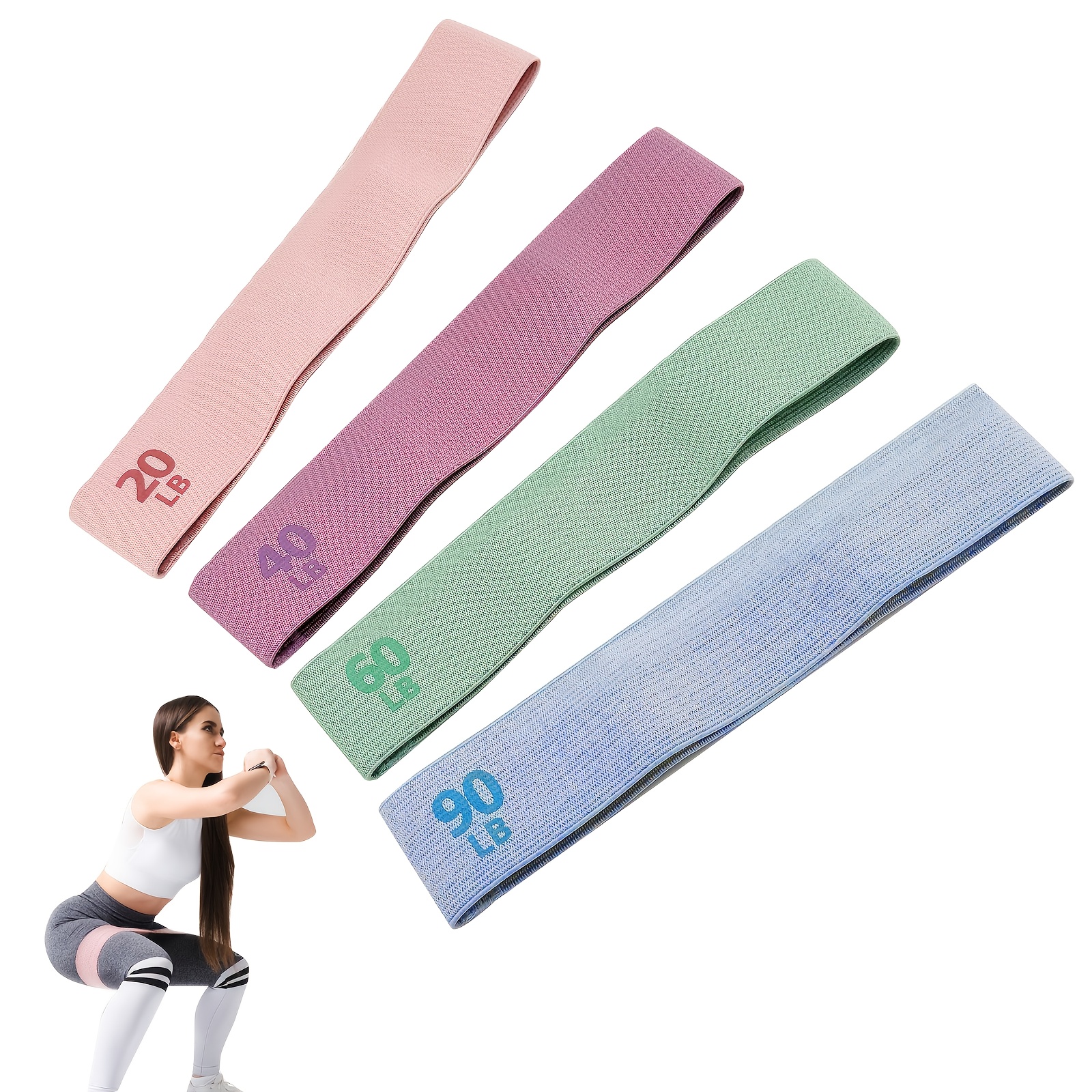 1Pc/4Pcs Fitness Resistance Ba - Pilates Yoga Board avaliação e preço