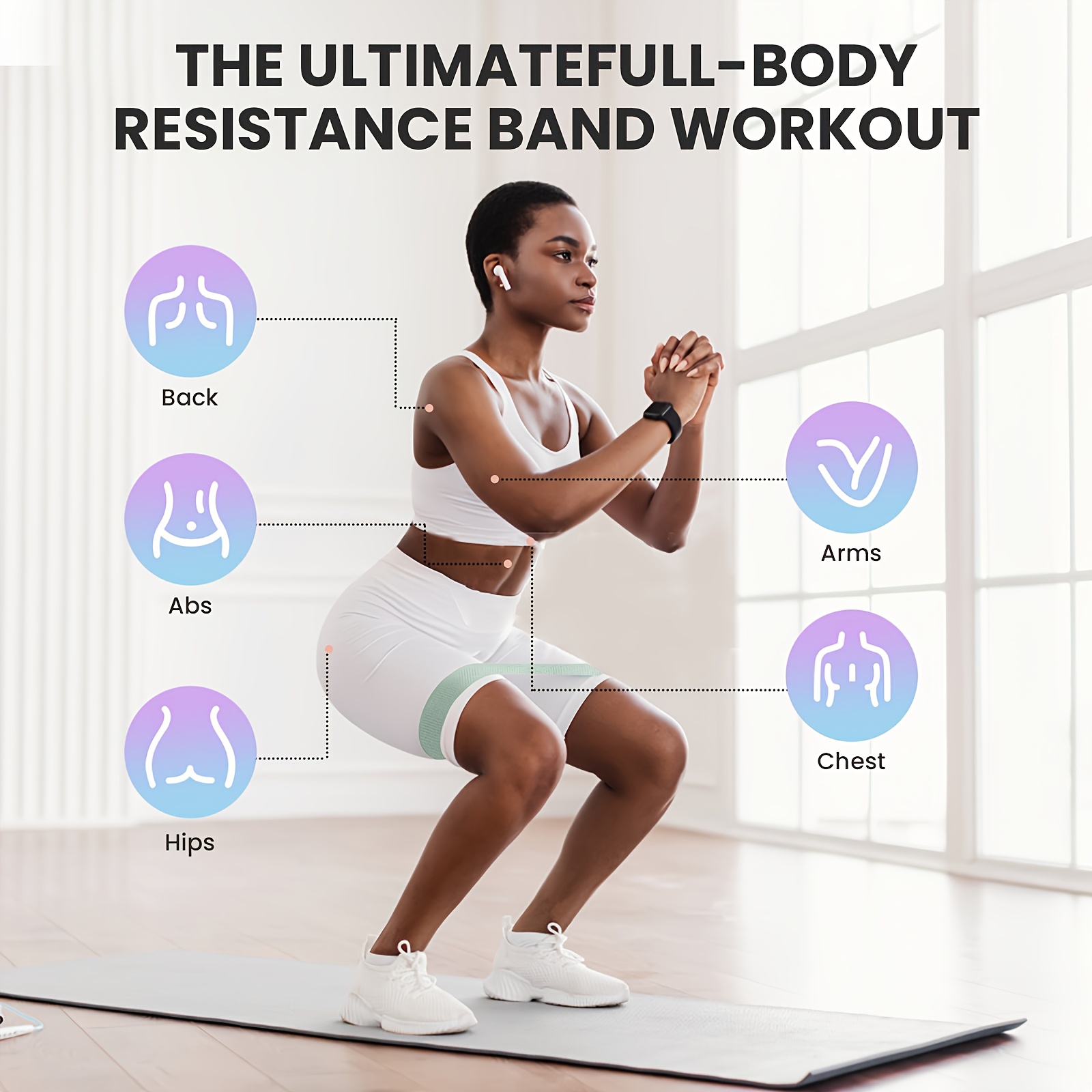 1Pc/4Pcs Fitness Resistance Ba - Pilates Yoga Board avaliação e preço