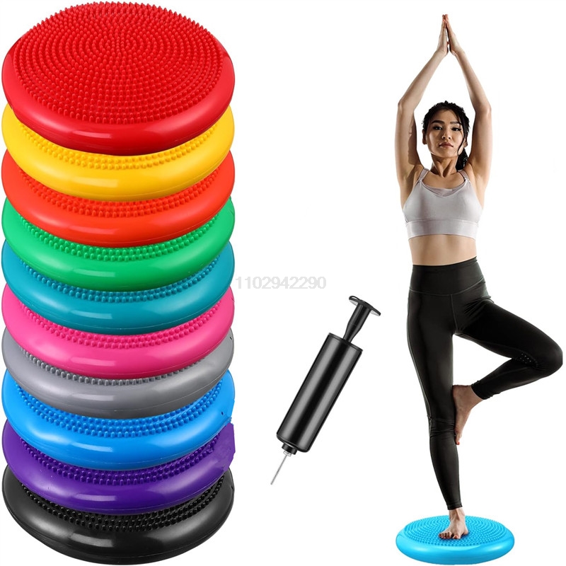 13.5in / 34cm Inflated Wobble  - Exercise Disc Inflatable avaliação e preço