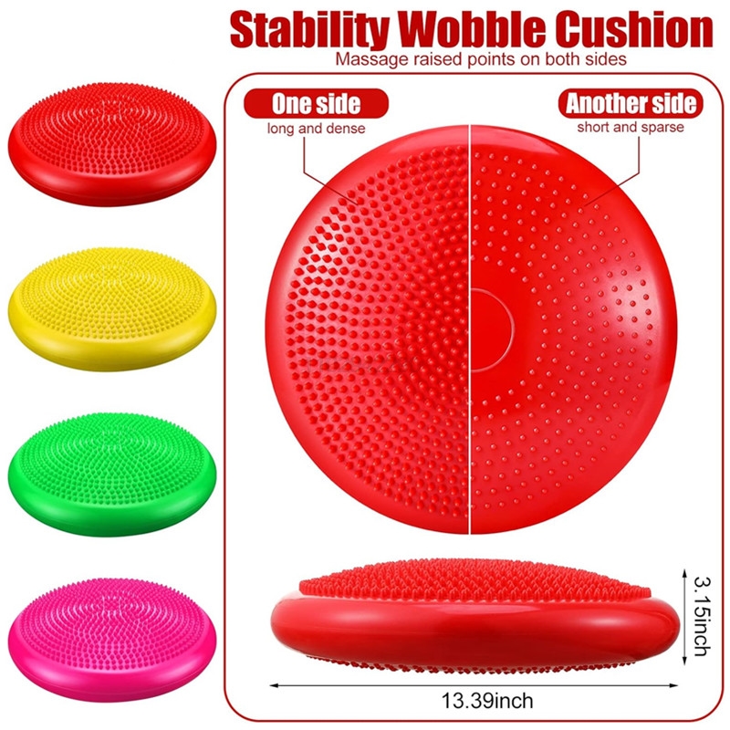 13.5in / 34cm Inflated Wobble  - Exercise Disc Inflatable avaliação e preço