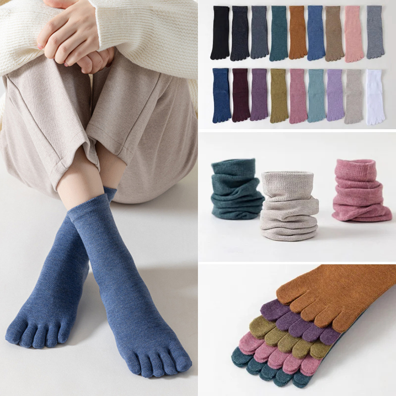 1Pair Yoga Five Finger Socks F - Yoga Pilates Girl avaliação e preço