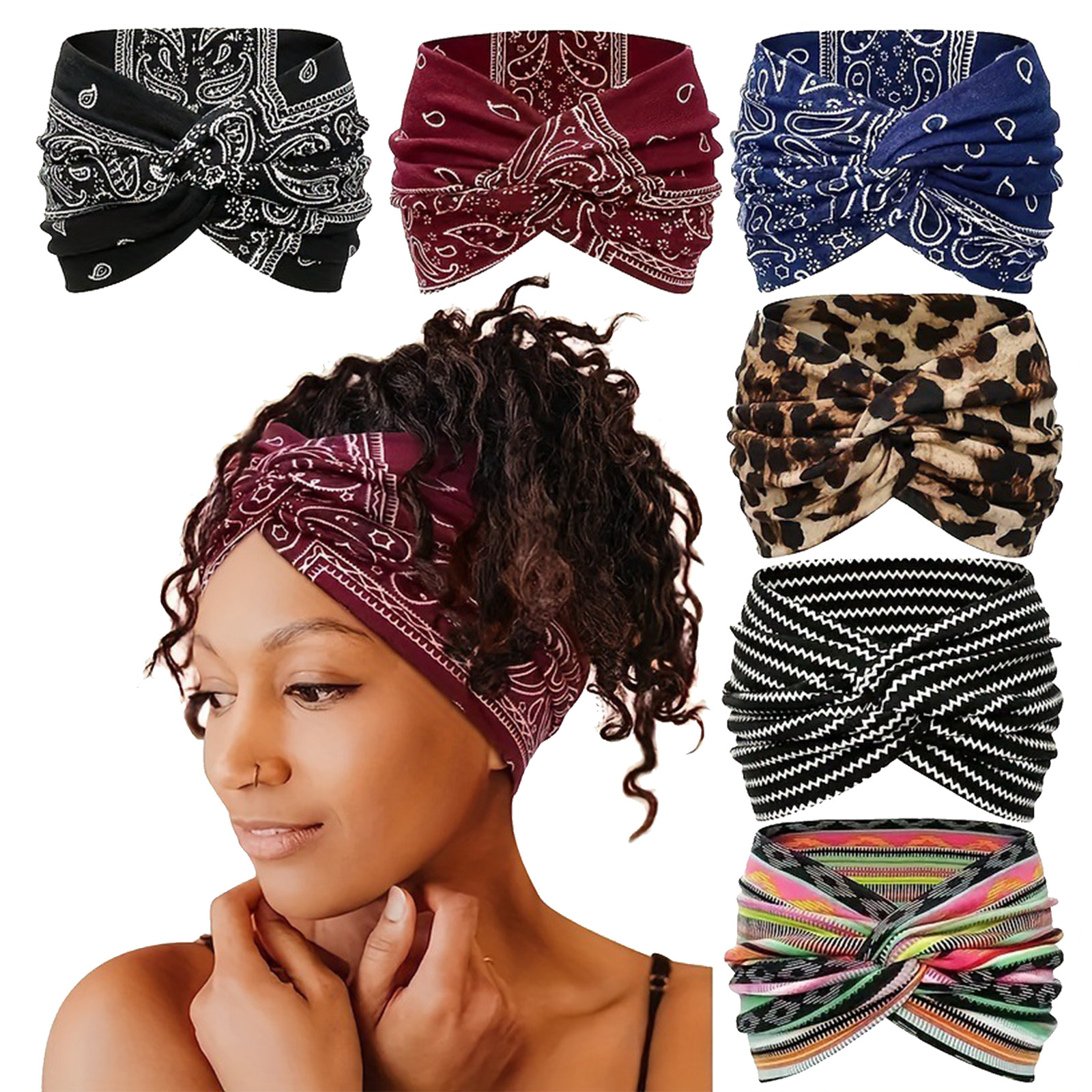 Cross Yoga Headbands for Women - Yoga Pilates Girl avaliação e preço