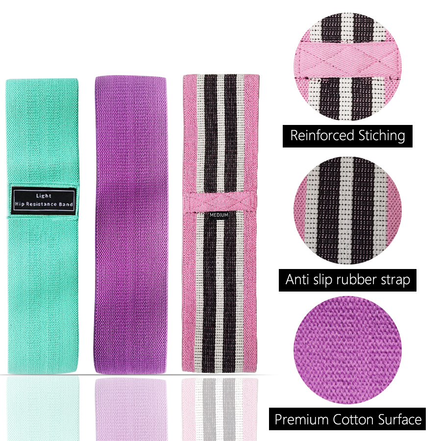 Fabric Resistance Hip Booty Ba - Pilates Yoga Board avaliação e preço