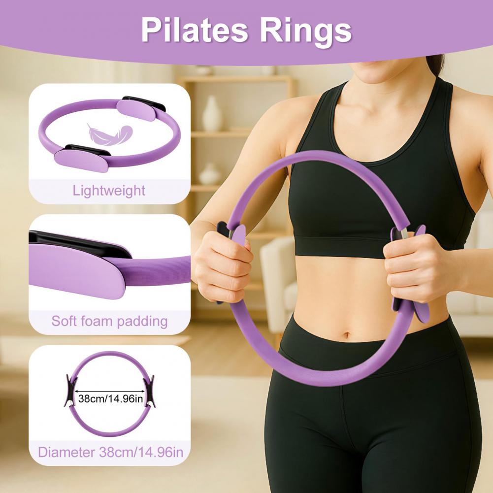 Women Yoga Fitness Ring Circle - Yoga Pilates Girl avaliação e preço