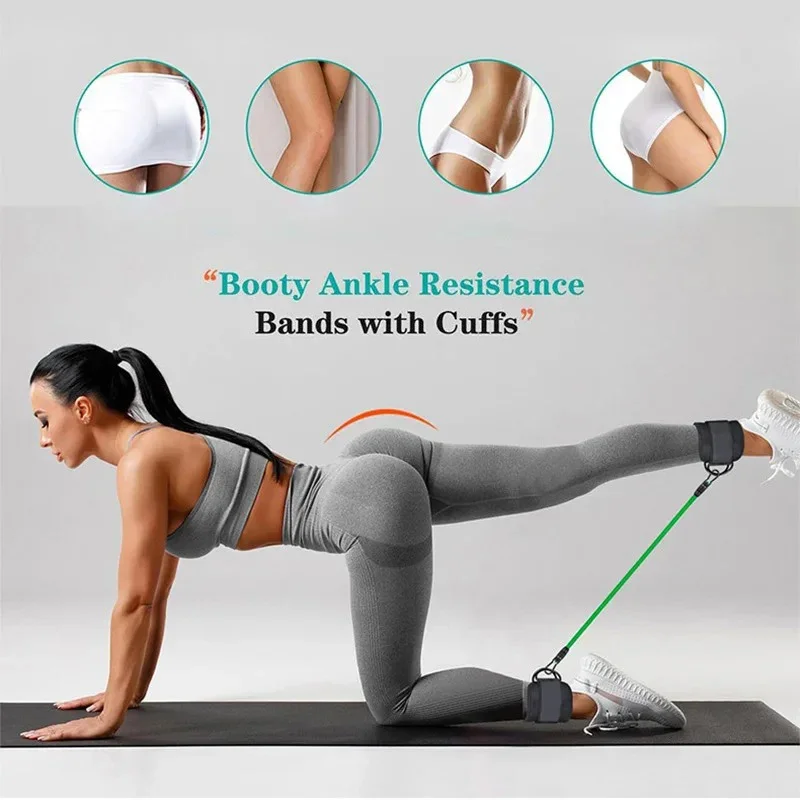 Ankle Straps Resistance Bands  - Pilates Yoga Board avaliação e preço