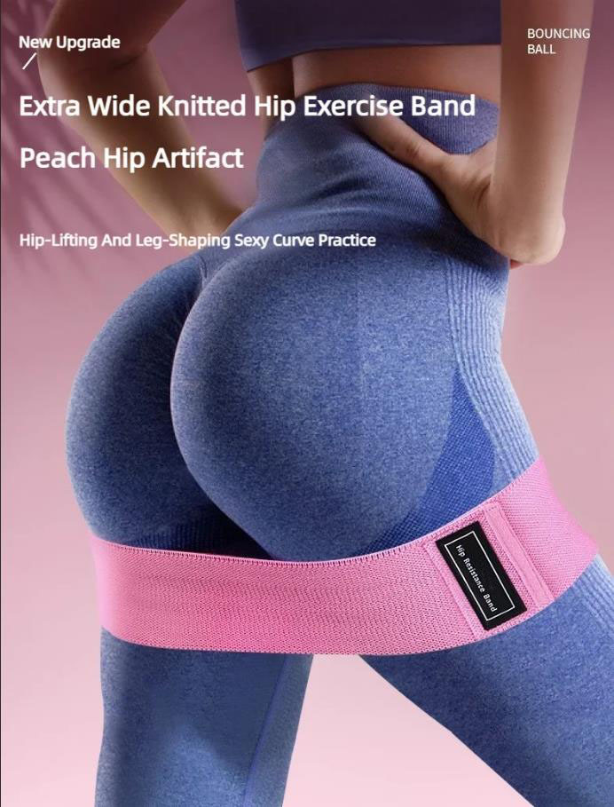 3Pcs Fabric Resistance Hip Boo - Pilates Yoga Board avaliação e preço