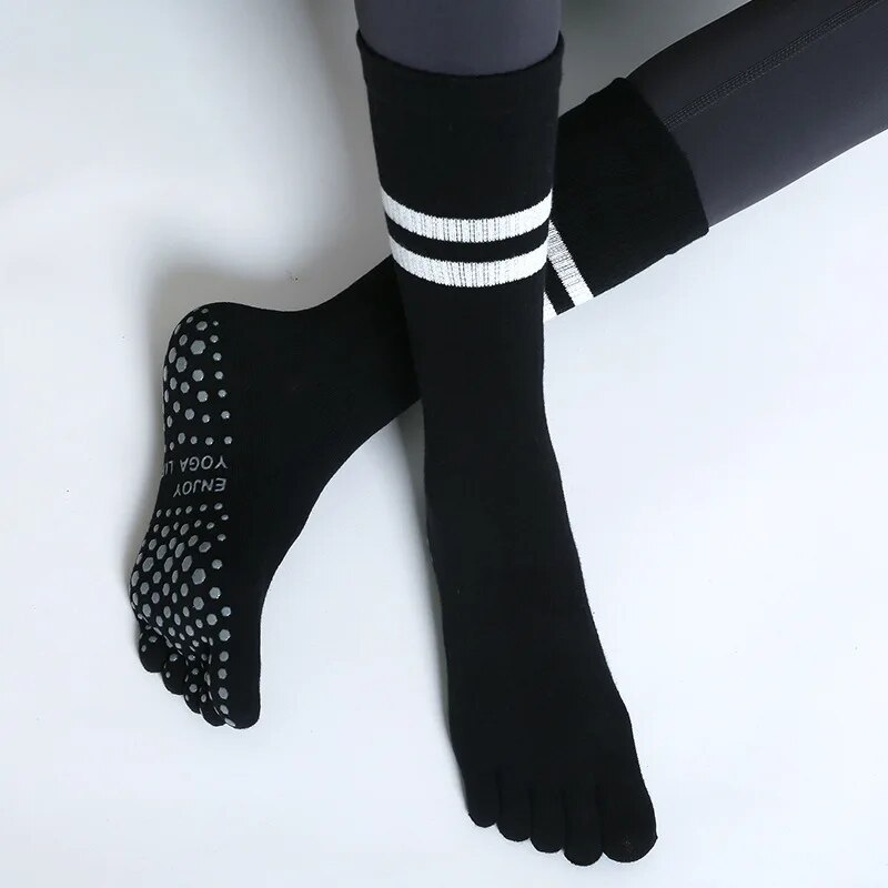 Women Breathable Yoga Socks Mi - Pilates Yoga Fitness avaliação e preço