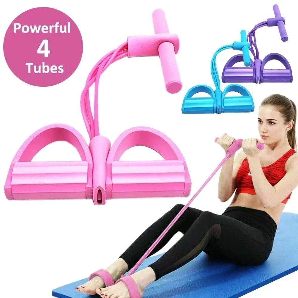 4/6 Level Resistance Band Elas - Pilates Yoga Board avaliação e preço
